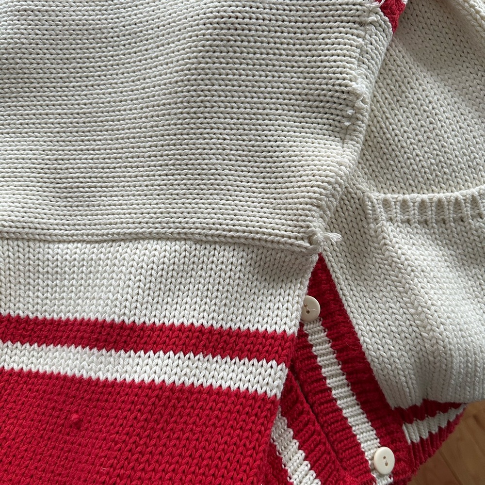 J. Magoni Design Studio Cardigan – Made in France – Size S – 100% Cotton ✨❤️🔥 - Picture 8 of 11